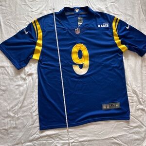 NFL Blue and Yellow Rams On Field Jersey